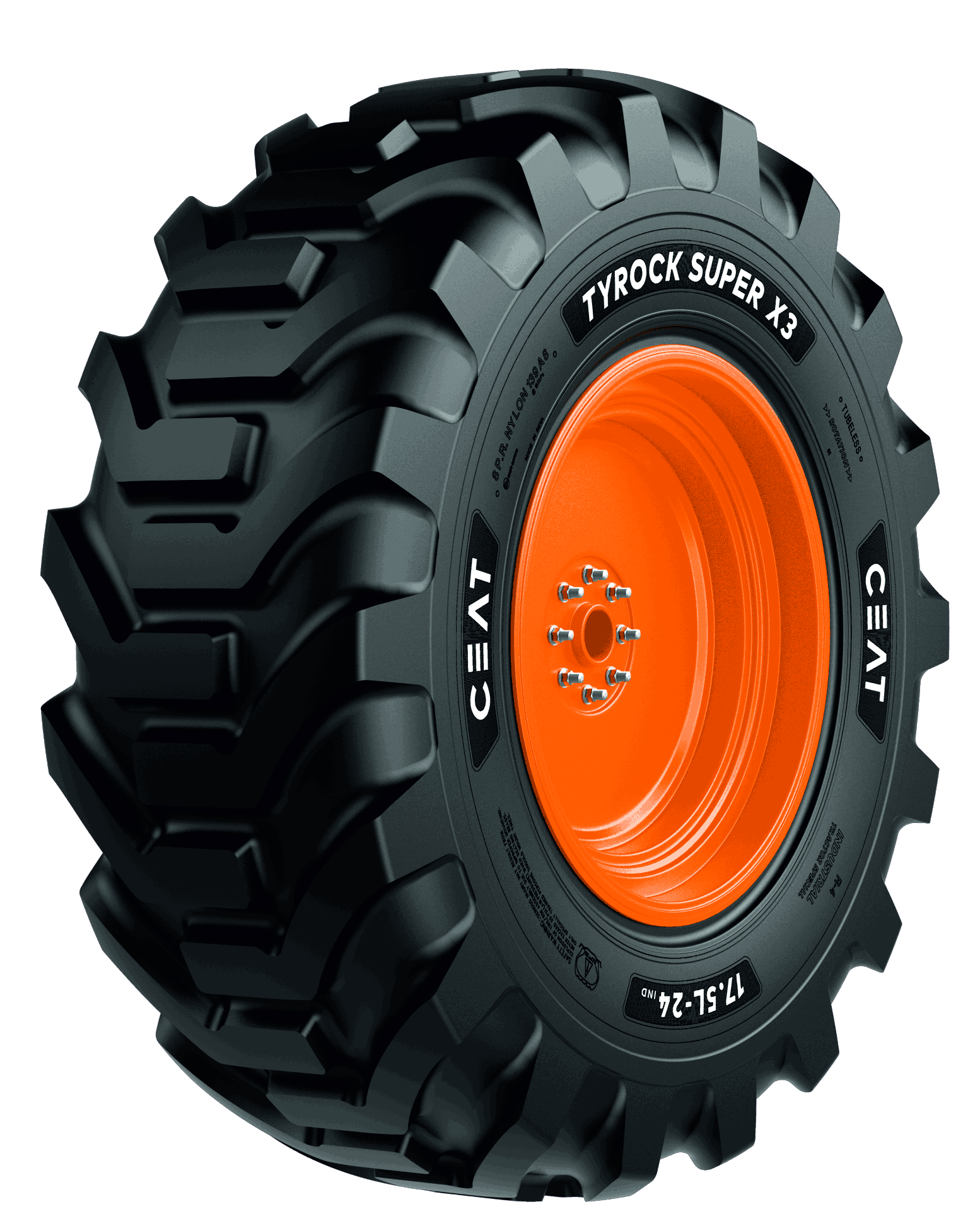 CEAT 10.5/80-18 8PR (125A8) TYROCK SUPER X3 TL
